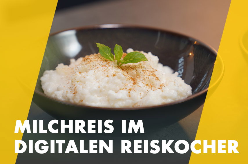 Milchreis im Digitalen Reiskocher kochen